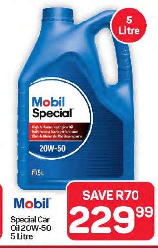 Mobil Special Car Oil 20W-50 5 Litre