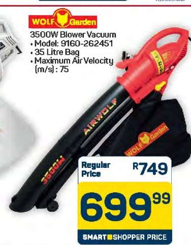 WOLF Garden 3500W Blower Vacuum