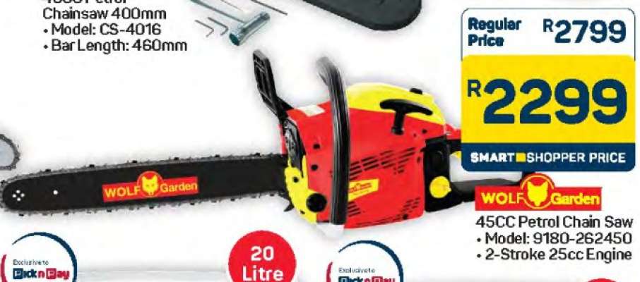 WOLF Garden 45CC Petrol Chain Saw