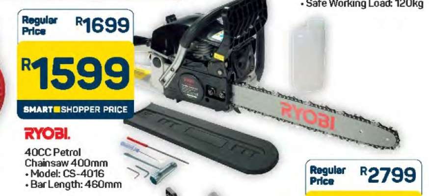 Ryobi 40CC Petrol Chainsaw