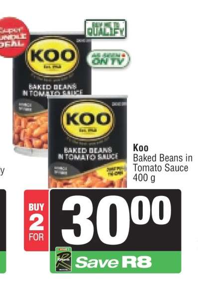 Koo Baked Beans in Tomato Sauce