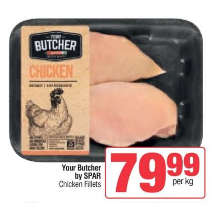 Your Butcher By SPAR Chicken Fillets