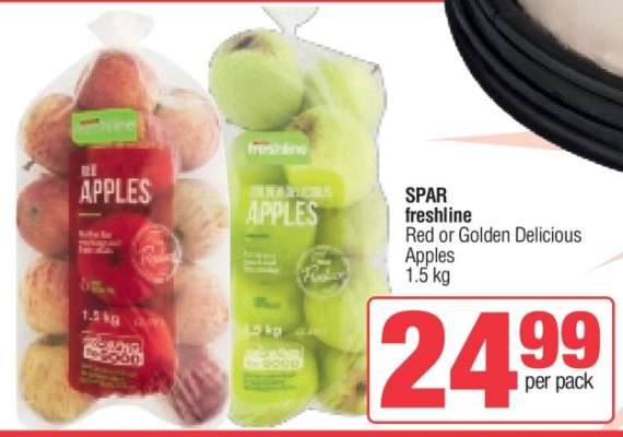 SPAR freshline Red or Golden Delicious Apples