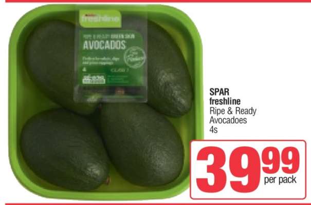 SPAR freshline Ripe & Ready Avocadoes