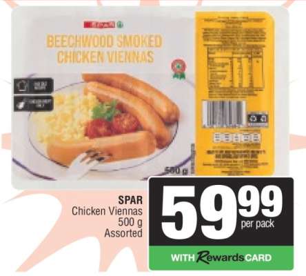 SPAR Chicken Viennas