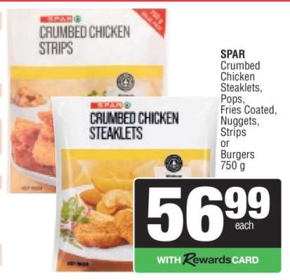 SPAR Crumbed Chicken