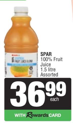 SPAR 100% Fruit Juice