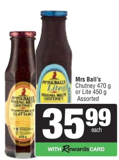 MRS BALL'S CHUTNEY