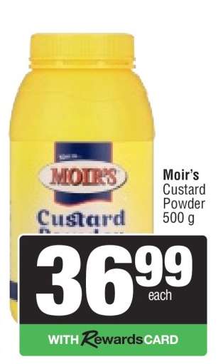 MOIR'S CUSTARD POWDER