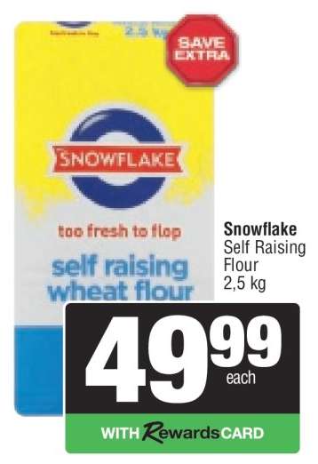 Snowflake Self Raising Flour