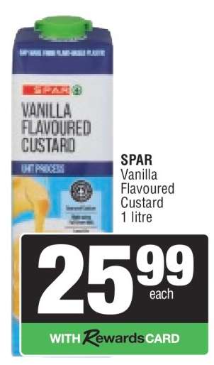 SPAR Vanilla Flavoured Custard