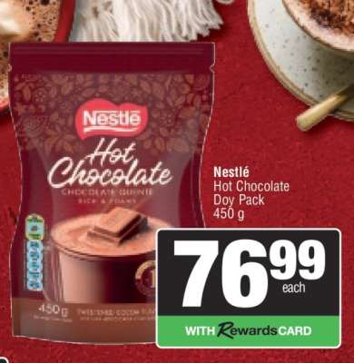 Nestlé Hot Chocolate Doy Pack