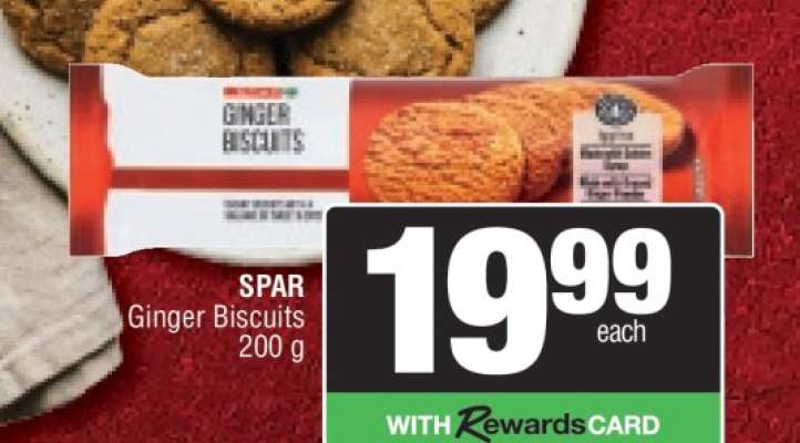 SPAR Ginger Biscuits