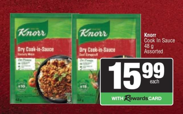 Knorr Cook In Sauce