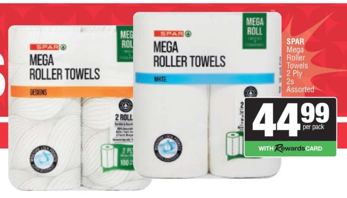 SPAR Mega Roller Towels