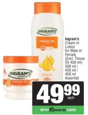 Ingram's Cream or Lotion