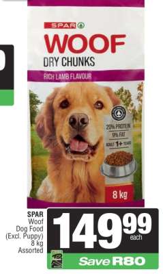 SPAR Woof Dog Food