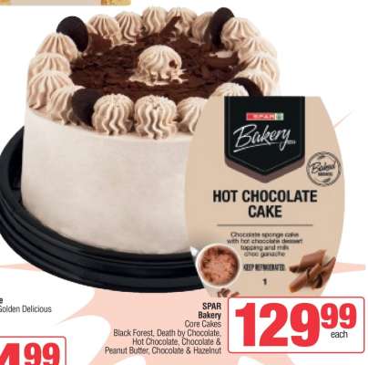 SPAR Bakery Hot Chocolate Cake