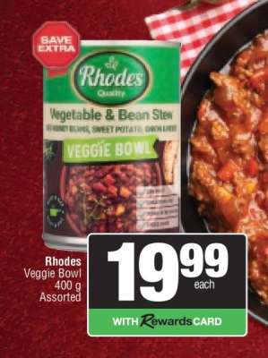 Rhodes Veggie Bowl