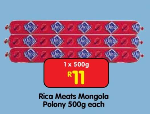 Rica Meats Mongola Polony 500g each