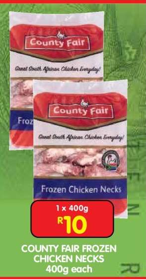 COUNTY FAIR FROZEN CHICKEN NECKS