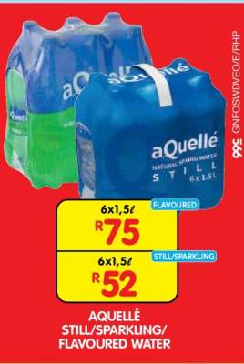 aQuellé Still/Sparkling Flavoured Water