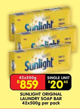 SUNLIGHT ORIGINAL LAUNDRY SOAP BAR