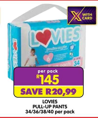 LOVIES PULL-UP PANTS