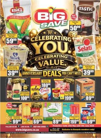Big Save catalogue  - 25/05/2026 - 13/06/2026.