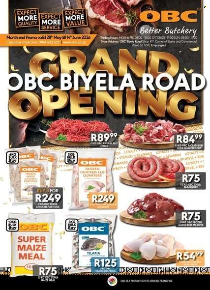 OBC catalogue  - 28/05/2026 - 14/06/2026.