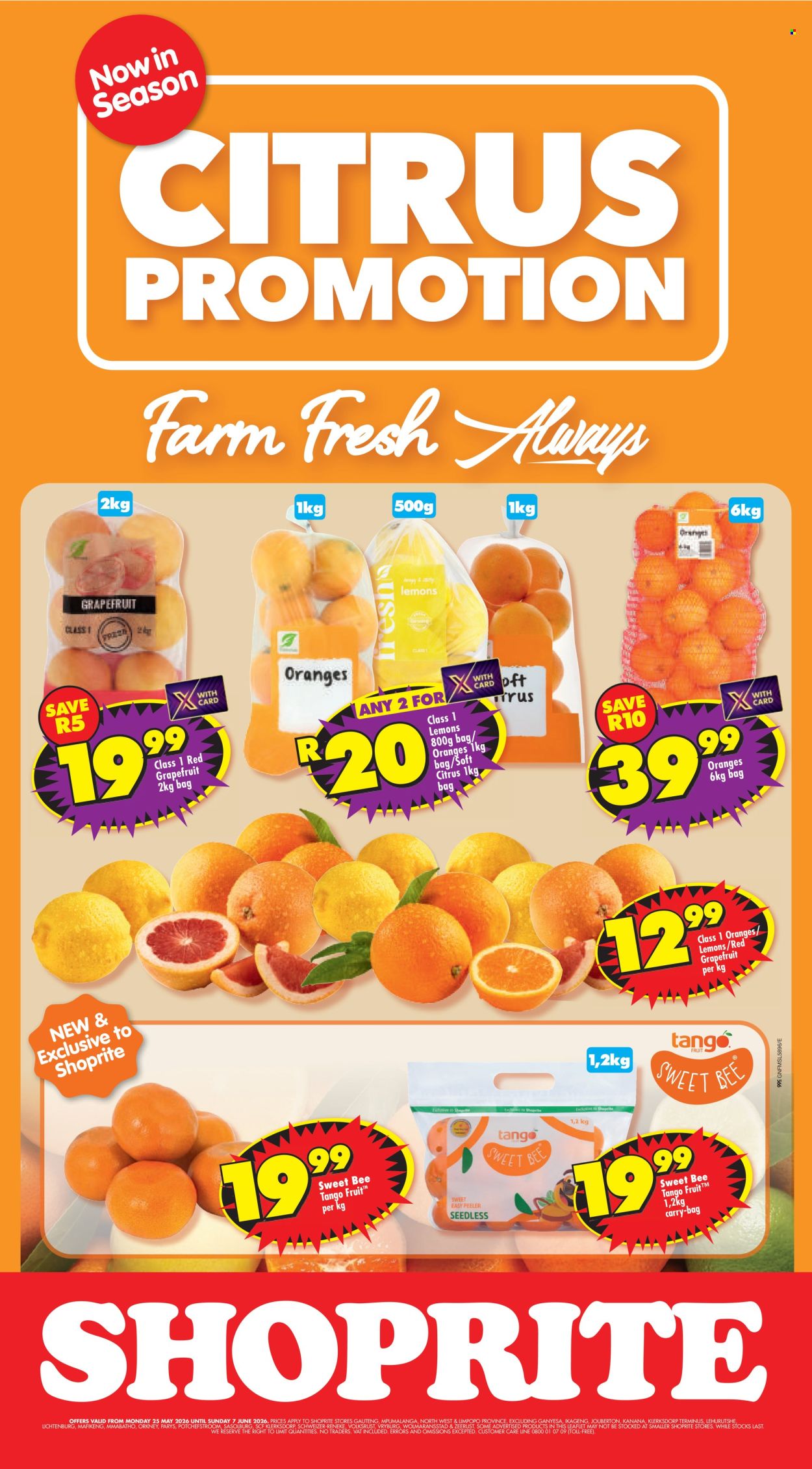 Shoprite specials - 25/05/2026 - 07/06/2026. Page 1