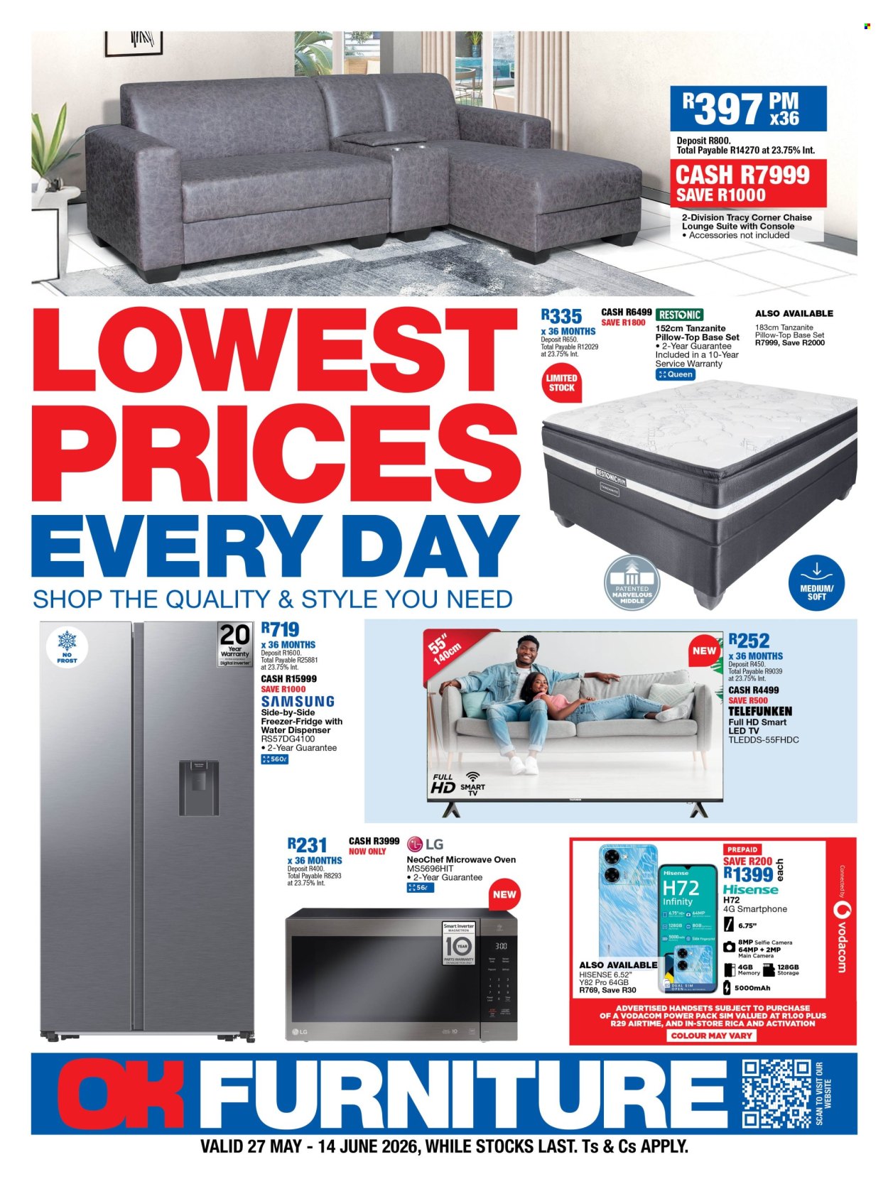OK Furniture specials - 27/05/2026 - 14/06/2026. Page 1