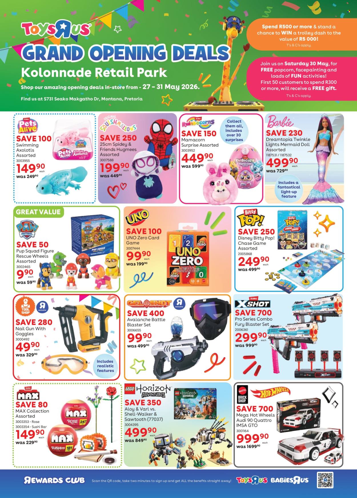 Toys R Us specials - 27/05/2026 - 31/05/2026. Page 1