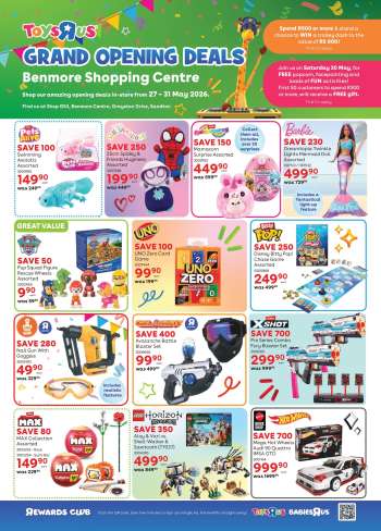 Toys R Us catalogue  - 27/05/2026 - 31/05/2026.
