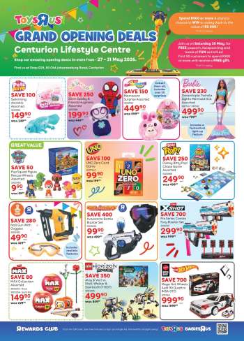 Toys R Us catalogue  - 27/05/2026 - 31/05/2026.