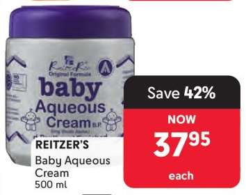 Reitzer's Baby Aqueous Cream