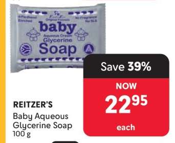 REITZER'S Baby Aqueous Glycerine Soap
