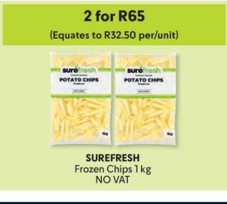 SUREFRESH Frozen Chips 1 kg