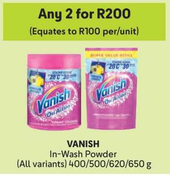 VANISH In-Wash Powder