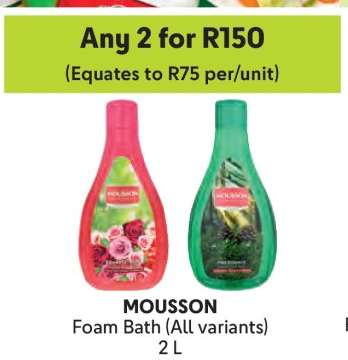 Mousson Foam Bath
