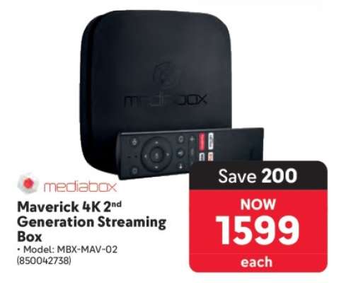 Maverick 4K 2nd Generation Streaming Box