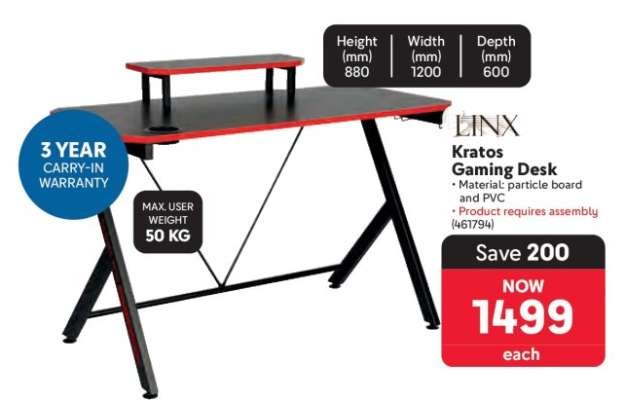 Kratos Gaming Desk