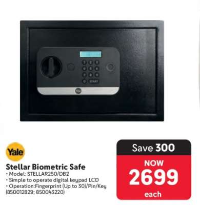 Stellar Biometric Safe