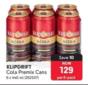 KLIPDRIFT Cola Premix Cans