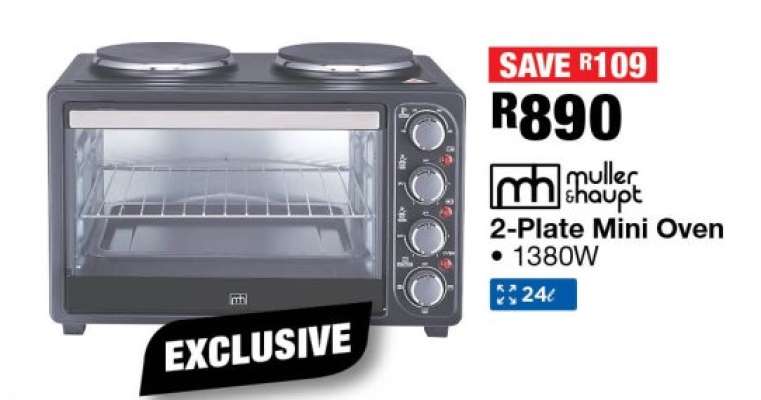 muller haupt 2-Plate Mini Oven