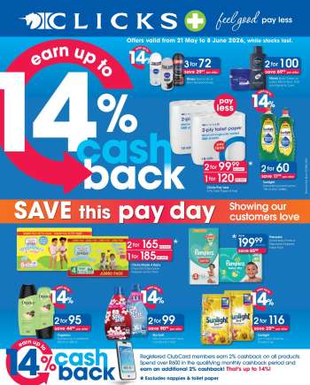 Clicks catalogue  - 21/05/2026 - 08/06/2026.