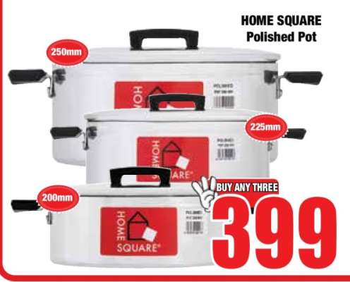 HOME SQUARE Polished Pot