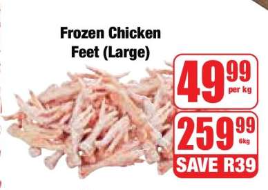 Frozen Chicken Feet (Large)