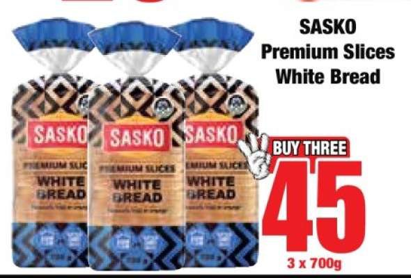Sasko Premium Slices White Bread