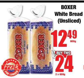 BOXER White Bread (Unsliced)